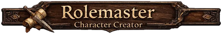 Rolemaster Character Creator